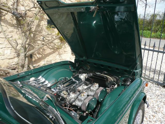 Triumph TR4 engine bay